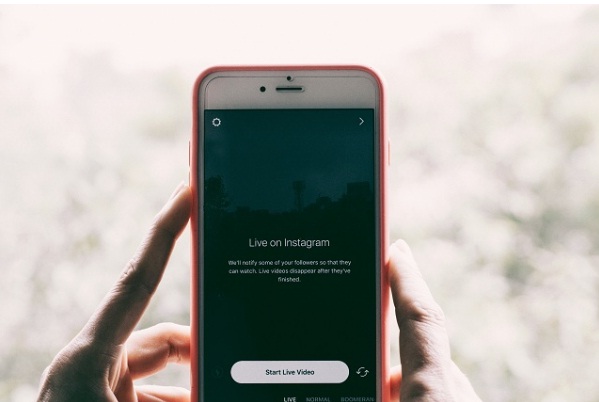 instagram on mobile