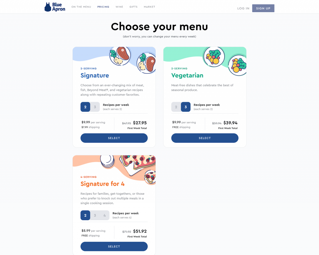 subscribe and save meal delivery service