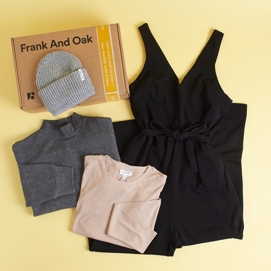 Frank and Oak Style - subscription boxes for women clothing