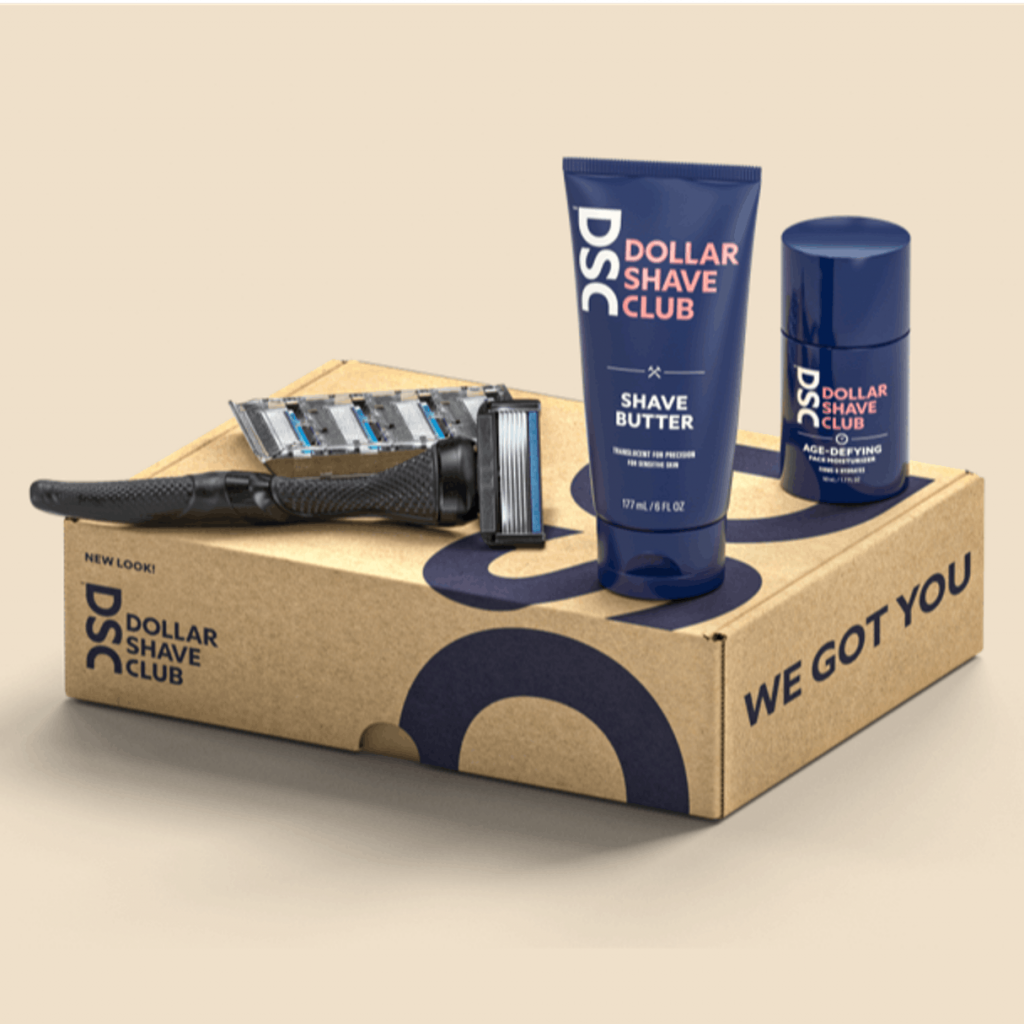 Subscription boxes for men - Dollar Shave Club